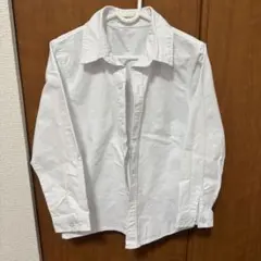 長袖シャツ 120cm 白　未使用品　ホワイト　春秋　フォーマル　冠婚葬祭
