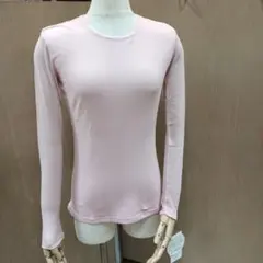 ピンク 長袖 Tシャツ M-L 綿100%値下げ