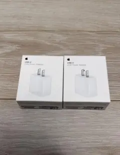 【⌣̈⃝ ♡ 由佳⌣̈⃝ ♡様専用・新品・未使用 】Apple 純正 20W×2個