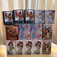 最新プライズフィギュアまとめ売り 新品未開封品　24点 最新プライズあり フィギュア まとめ売り 24点セット 4個のみ開封品