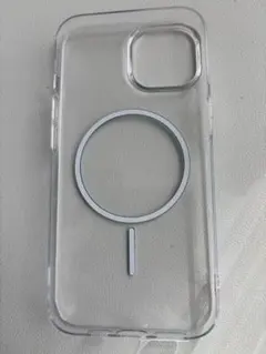 MagSafe対応　クリアiPhone15ケース　カードケース