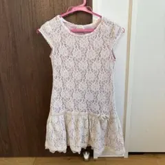 HusHusH レース ノースリーブ ワンピース 130cm
