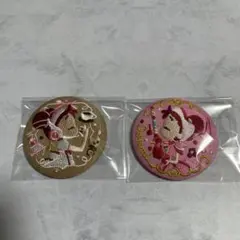 おジャ魔女どれみ　刺繍缶バッジ　どれみ