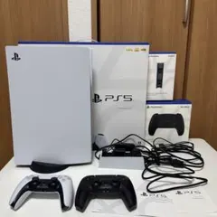 PlayStation 5 本体 ディスクドライブ搭載 充電器コントローラー付き