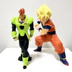 悟空フィギュア ドラゴンボールフィギュア かめはめ波 人造人間16号フィギュアのサムネイル