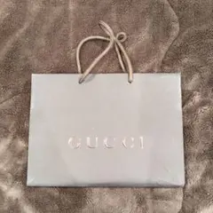 GUCCI グレー ショップ袋 ロゴ入り