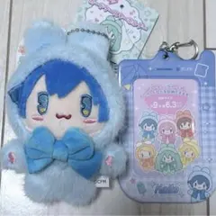 初音ミク キャンドゥ KAITO ぬいぐるみキーホルダ 缶バッジホルダー