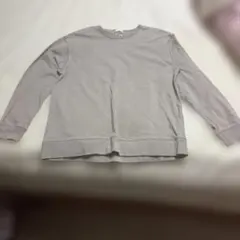 グレー USA COTTON Lサイズ 長袖カットソー