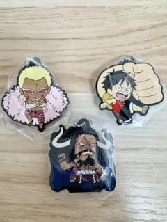 ワンピース　カプセルラバーマスコット　ルフィ　ギアコレクション　3点セット☆