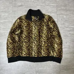ゼブラ レオパード 豹柄 ジャケット 春ジャケット 春アウター 古着 