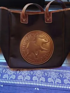 ハンティングワールド サファリトゥデイ デカロゴ トートバッグ 黒 大容量のサムネイル