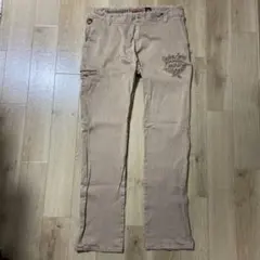 geronimo. 刺繍入りベージュチノパン 36