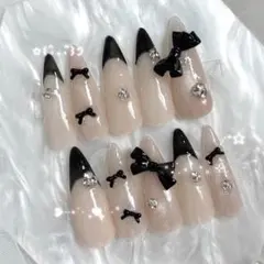 ネイルチップ　ワンホン　スナ系　量産型　マグネット　ちゅるん