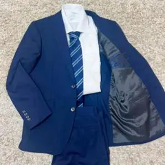 【極美品✨️】パーフェクトスーツファクトリー コレクション ネイビー セットアップ