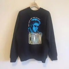 ヘインズ 90s クリントン大統領 スウェット XLサイズ usa製