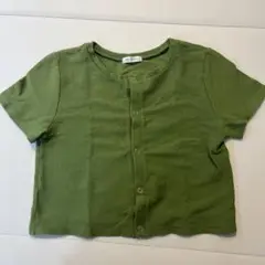 après jour mignon オリーブグリーン Tシャツ F
