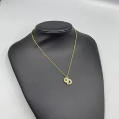 32ヴィンテージ 訳あり　クリスチャンディオール　ゴールド ネックレス