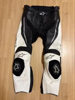 Dainese バイクパンツ パンチングレザー サイズ44 黒/赤/白 - メルカリ