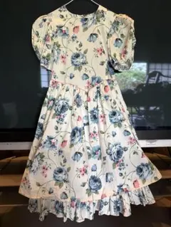 sister jane ミントグリーン フラワープリント ワンピース Sサイズ 