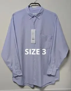 COMOLI 23ss コモリシャツ sax サイズ3