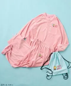 【オンライン売切】オールナイト サウナ コジコジ サーモンピンク 長袖 Mサイズのサムネイル
