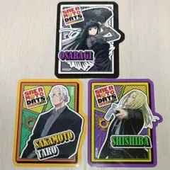 SAKAMOTO DAYS シール クッキー 坂本太郎 大佛 神々廻 3枚セット