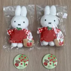 ミッフィーzakkaフェスタ リンゴエプロンマスコット　缶バッジ