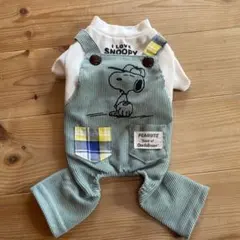 スヌーピー コーデュロイオーバーオール　Sサイズ