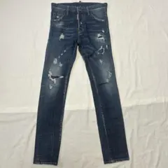 DSQUARED2 ダメージ加工デニムパンツ サイズ46 インディゴ