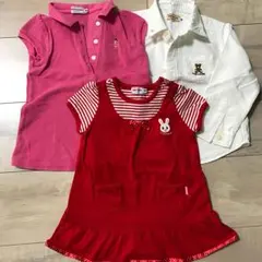 ミキハウス ベビー セット 80 90 トップス セット