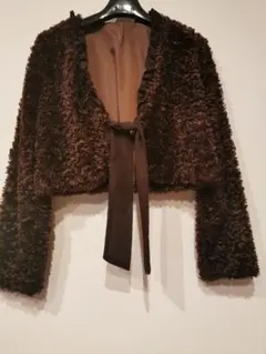 axes femme アクシーズファム アウター 茶色