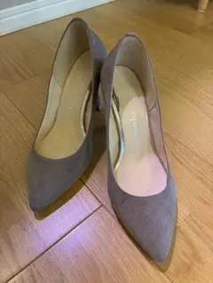 spick&spanベージュ スエード ハイヒールのサムネイル