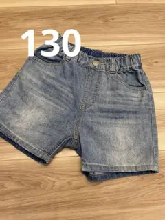 美品♡ブランシェス デニムショートパンツ 130