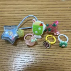 ヘアゴム 、指輪のまとめ売りセット　キッズ女の子大喜び！UFOキャッチャー