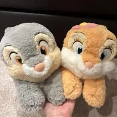 ちゃんみおさん専用‼︎ディズニー とんすけとバニー ウサギのぬいぐるみ 2体セット