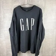 GAP旧ロゴ L/S長袖Tシャツ ブラック