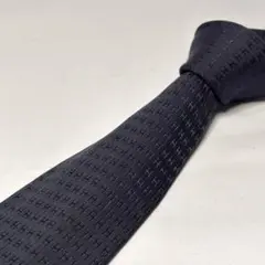 エルメス☆ネクタイ☆ファソネ☆濃紺☆H柄☆ネイビー☆994のサムネイル