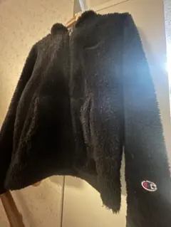 レディース　Champion フリースジャケット ブラック　Ｌ