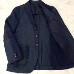 【極美品】カノニコ・グリーンレーベルリラクシング・テーラードジャケット・紺色 green label relaxing（グリーンレーベルリラクシング）の「＜CANONICO