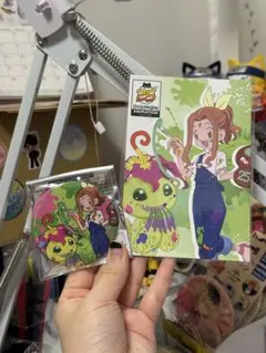 デジモンアドベンチャー 太刀川ミミ お姫様 缶バッジ アクスタ セット