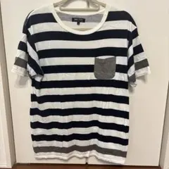 BEAMS HEART ボーダー ポケット Tシャツ Mサイズのサムネイル