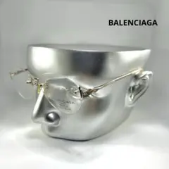 BALENCIAGA バレンシアガ リムレス メガネフレーム サイド BBロゴ