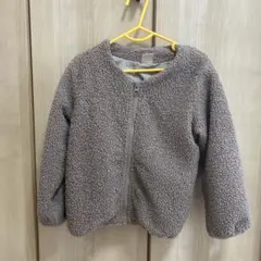 petit main ボアジャケット 110cm ブラウン