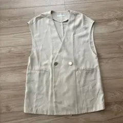 AUNT MARIE'S ベスト ジレ アイボリーのサムネイル