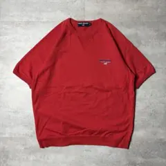90s POLO SPORT ポロスポーツラルフローレン 前V 半袖 スウェットのサムネイル