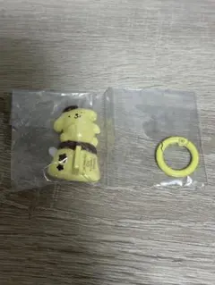 ポムポムプリン　サンリオ キーリングハンガー　ガチャガチャ
