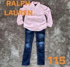 RALPH LAUREN 長袖シャツ&デニム115cm