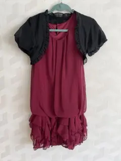 《値下げ》美品！【パステルマム】結婚式 お呼ばれ ドレス ボレロ セット