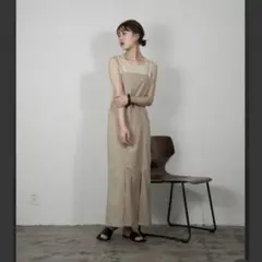 amiur ロングワンピース　ノースリーブ　キャミワンピースのサムネイル