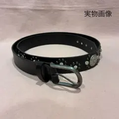 ウエスタン ベルト 黒 メンズ スタッズベルト アメカジ ヴィンテージ y2k